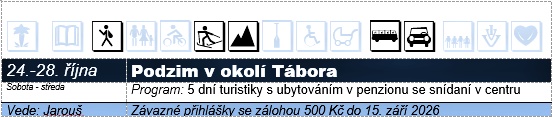 Záloha na pobyt 1500,- Kč na účet odboru